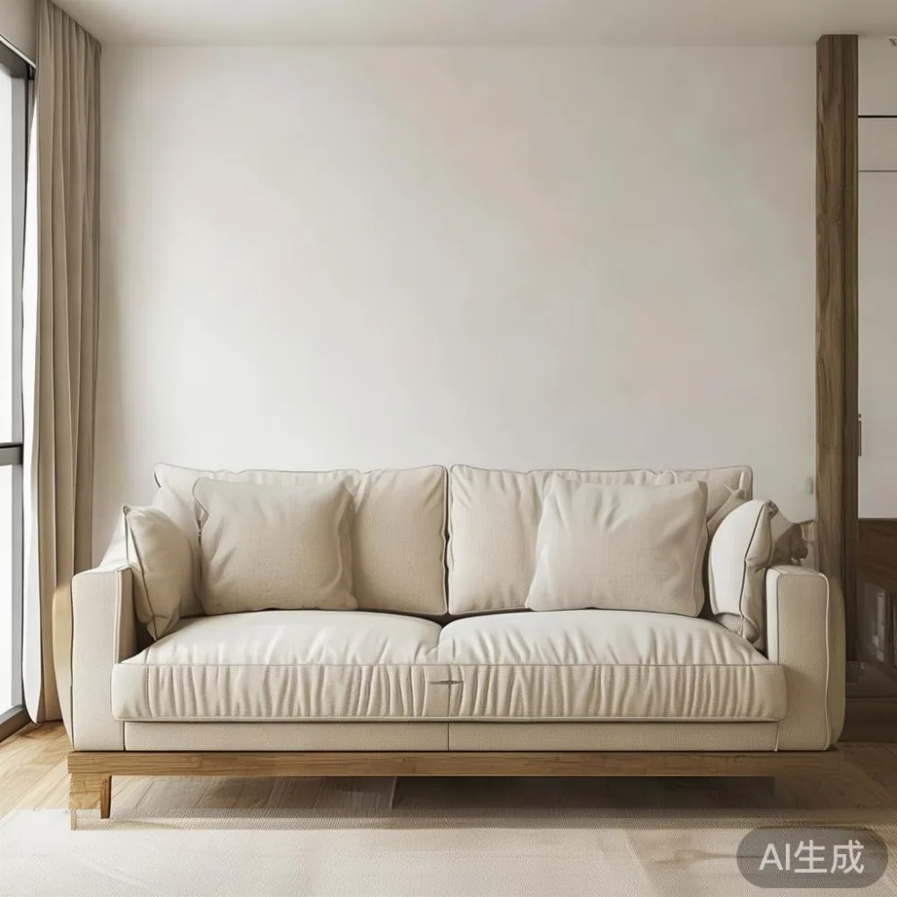 Buying a Sofa SG Online: Delivery and Assembly Realities in Singapore  — staged against a plain wall with a linen sofa ne