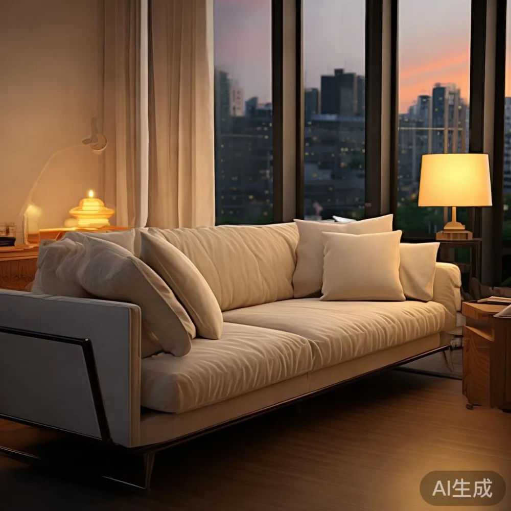 How to Care for a Lacquered Surface in a Tropical Climate: A Singapore — room setting at dusk with warm lamp light, film 