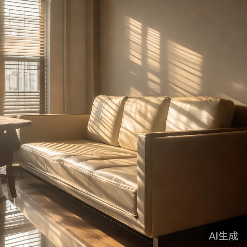 How to Care for a Lacquered Sofa, Bed Frame, and Dining Table in a Sin — in a sunlit Singapore HDB living room, morning l