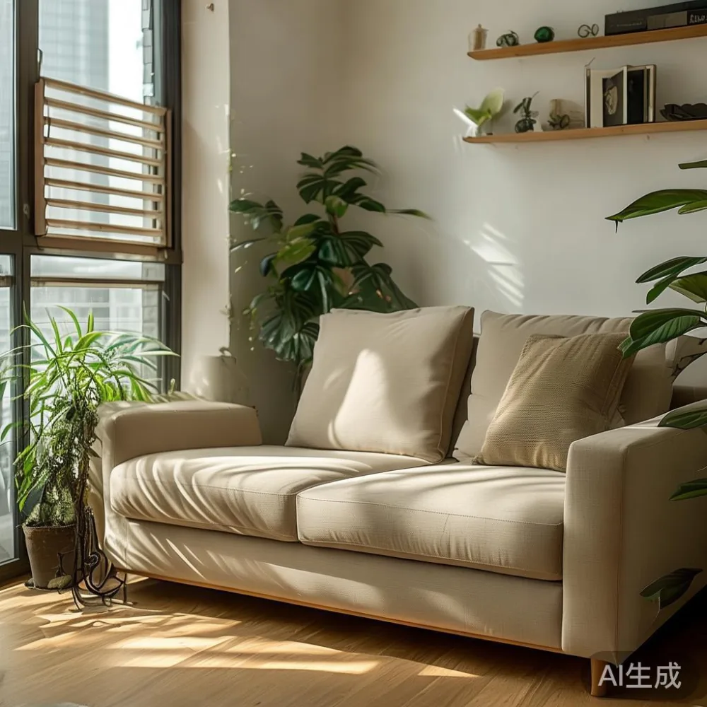 Delivery and Assembly Realities When Buying a Sofa SG or Dining Set in — corner of a small condo apartment with wooden fl