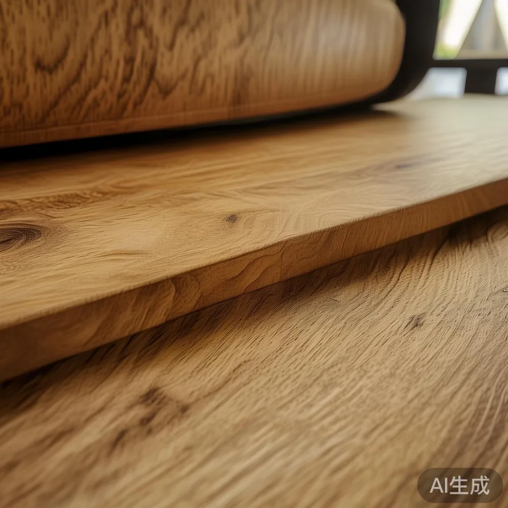 How Humidity in Singapore Wrecks Solid Wood Furniture (and What HDB Ow — close-up of the grain and joinery detail, shallo