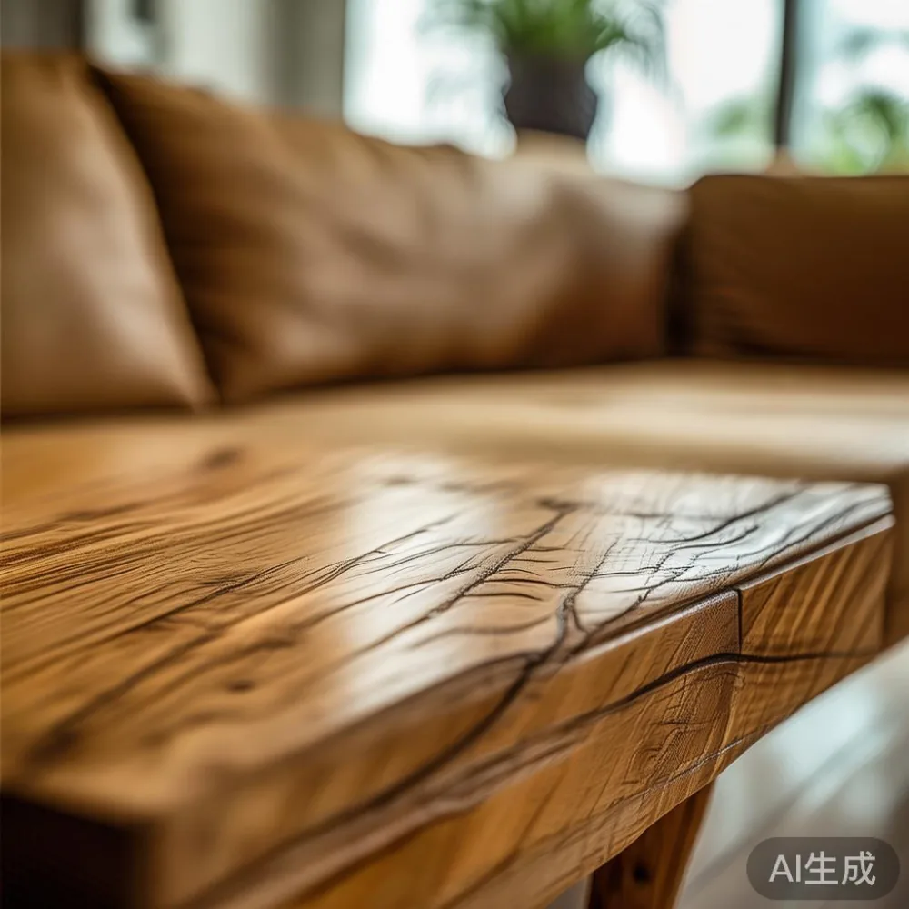 How Humidity in Southeast Asia Affects Solid Wood Furniture (And What  — close-up of the grain and joinery detail, shallo