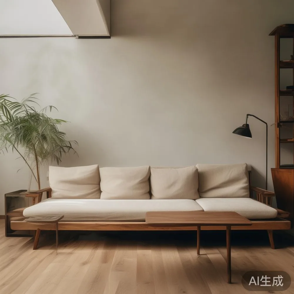 How Humidity in Southeast Asia Affects Solid Wood Furniture (And What  — staged against a plain wall with a linen sofa ne