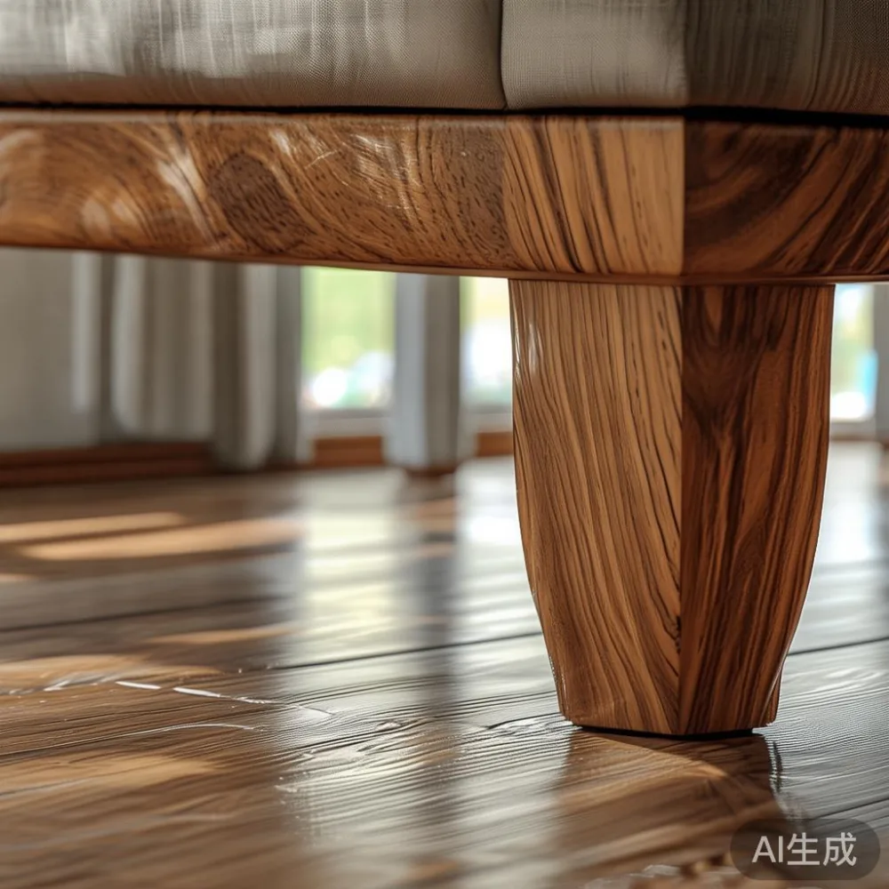 How Southeast Asian Humidity Affects Solid Wood Furniture in Singapore — detail of the base and leg construction on a bed