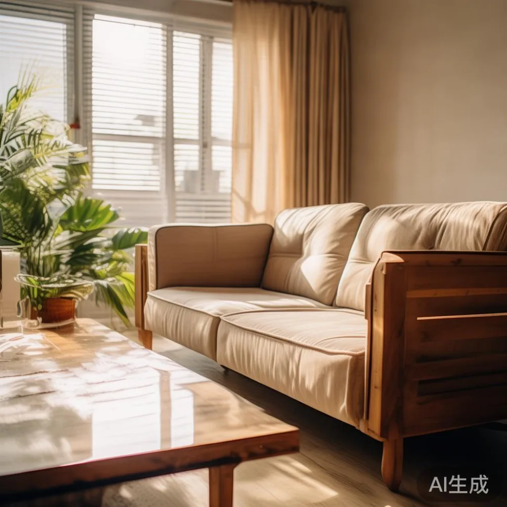 Lacquered Furniture Care in a Tropical Climate: A Singapore Solid Wood — in a sunlit Singapore HDB living room, morning l