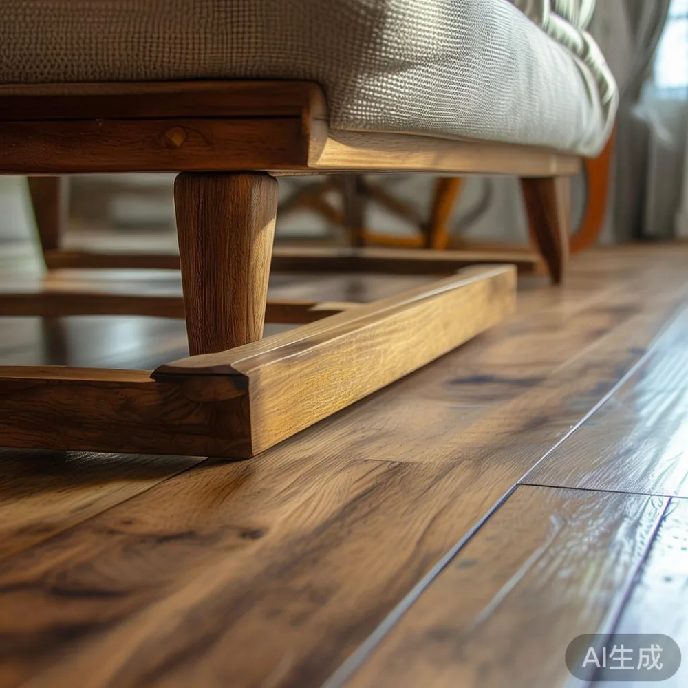 Living with Wood in Singapore: Humidity, HDB Flats, and How to Choose — detail of the base and leg construction on a bed