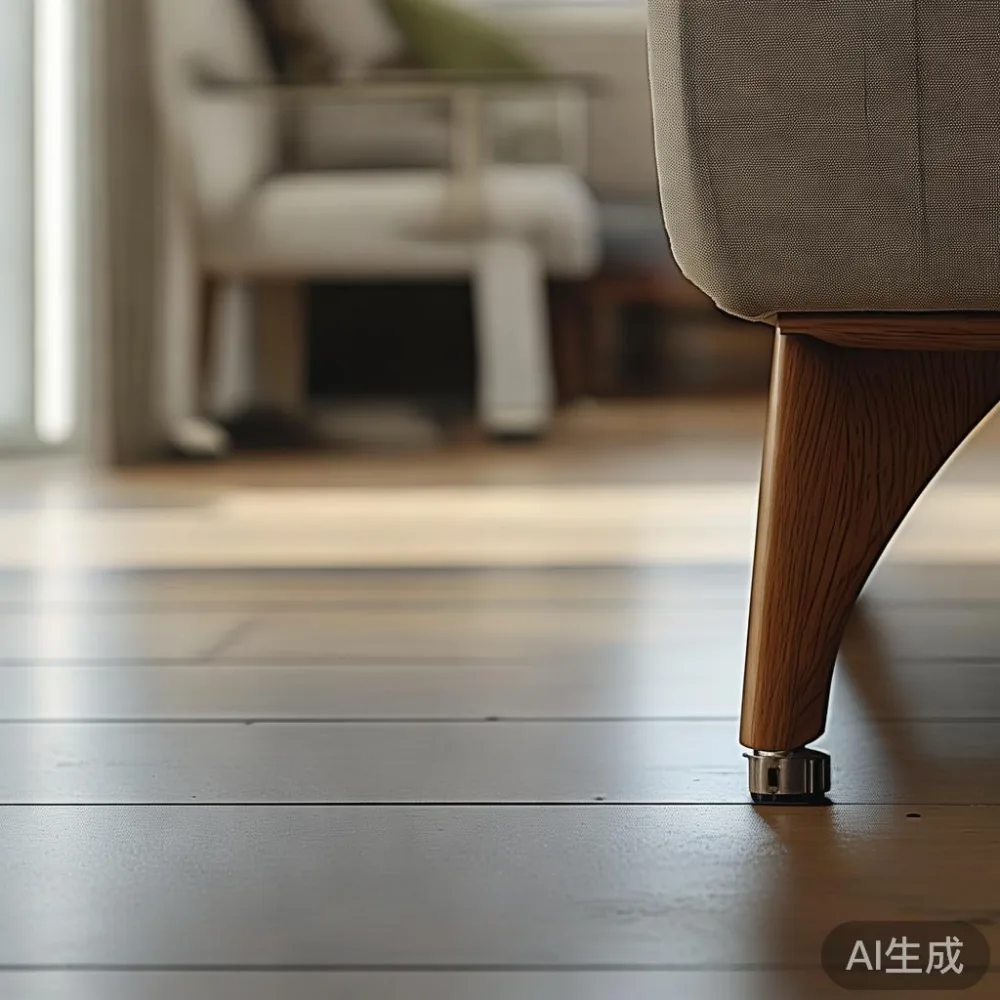 How to Choose the Right Sofa Size for a Singapore HDB Living Room: A P — detail of the base and leg construction on a bed
