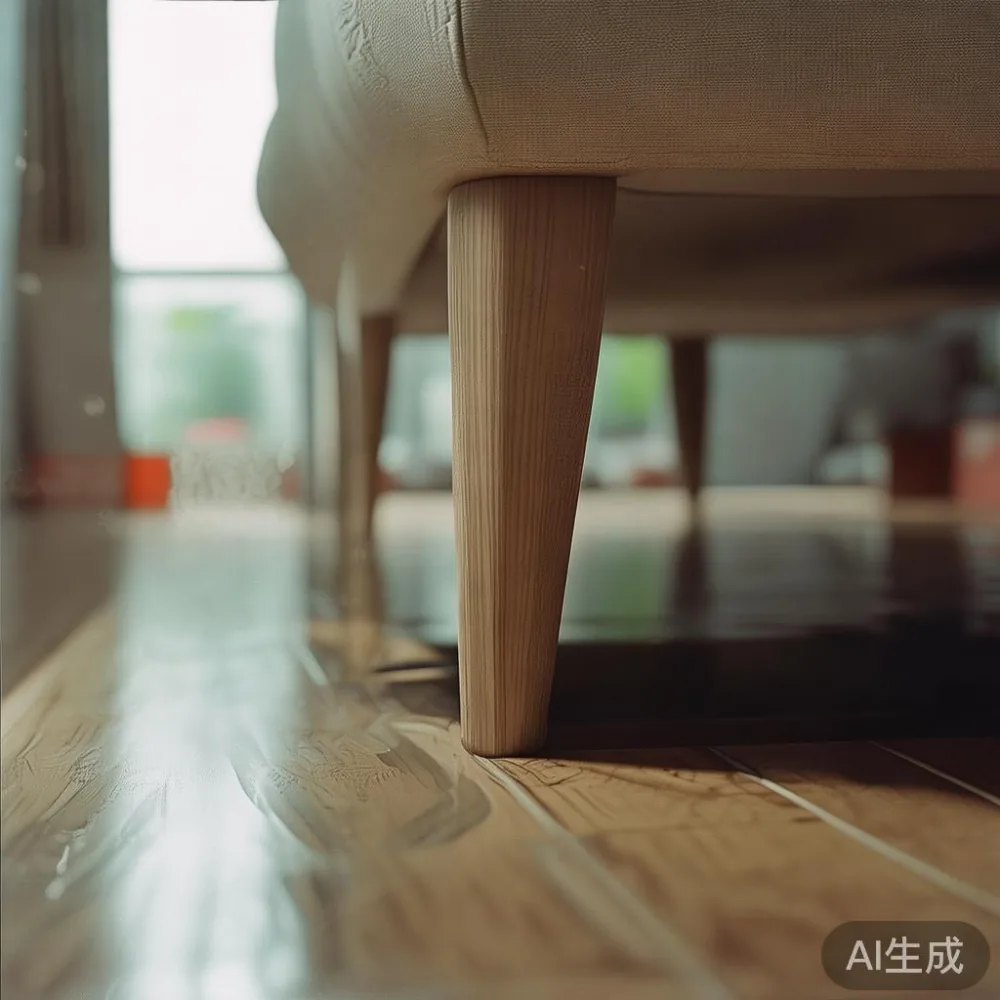 Sofa SG Styling: How to Style a Small Singapore Apartment Without Maki — detail of the base and leg construction on a bed