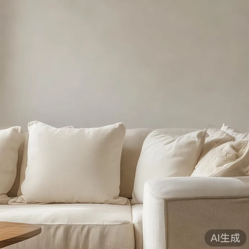 How to Style a Small HDB or Condo in Singapore Without Making It Feel — staged against a plain wall with a linen sofa ne