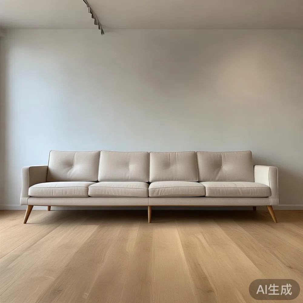 Veneer vs Solid Wood Sofa sg: A 5-Year Cost Comparison for Singapore H — staged against a plain wall with a linen sofa ne