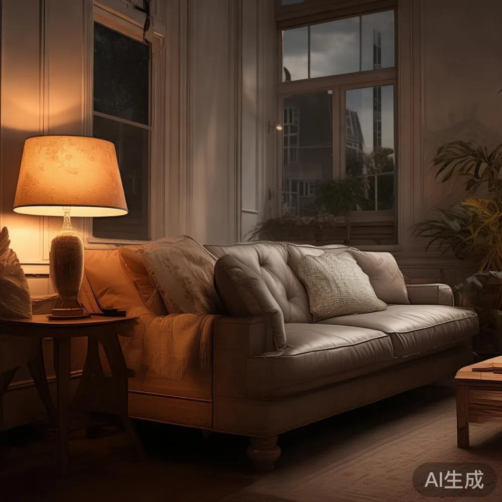 What Actually Drives the Price of Solid Wood Furniture — room setting at dusk with warm lamp light, film 